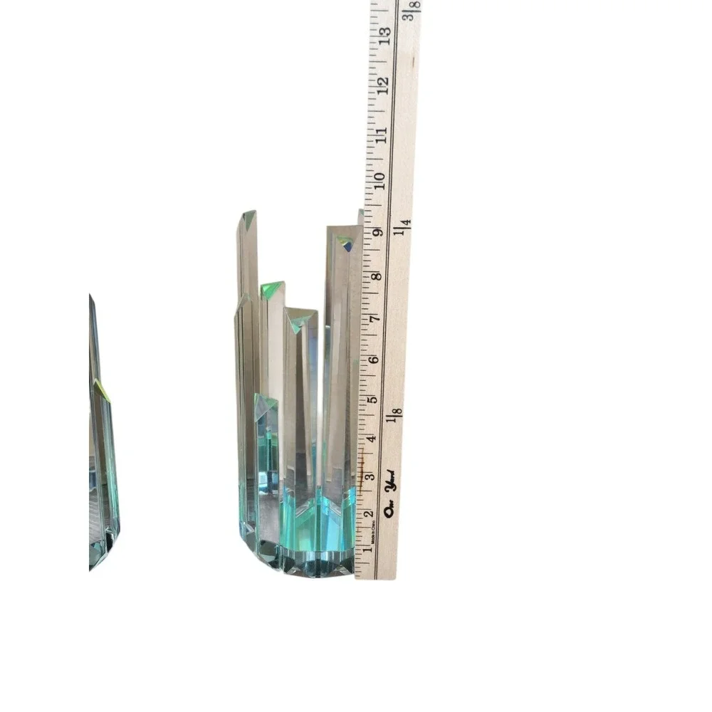 Crystal Prism Candle Holder Set of 2 - Picture 3 of 9